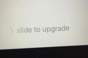 Slide to upgrade stuck iPhone iOS 9